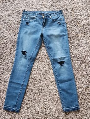 Articles Of Society Distressed Skinny Jeans - Blue